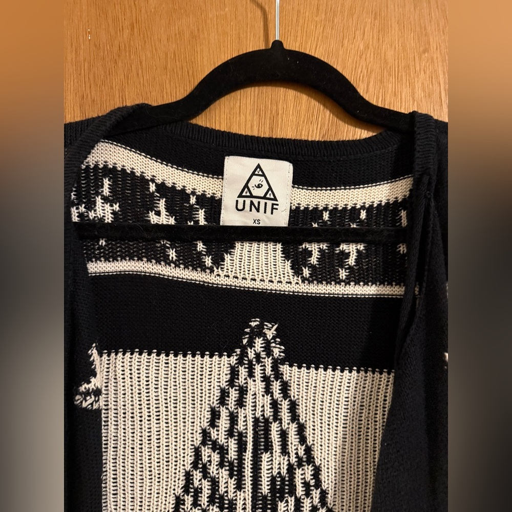 RARE! UNIF Psychic Poncho Knit Sweater, Size XS - Picture 4 of 7